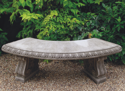 Large Curved Bench